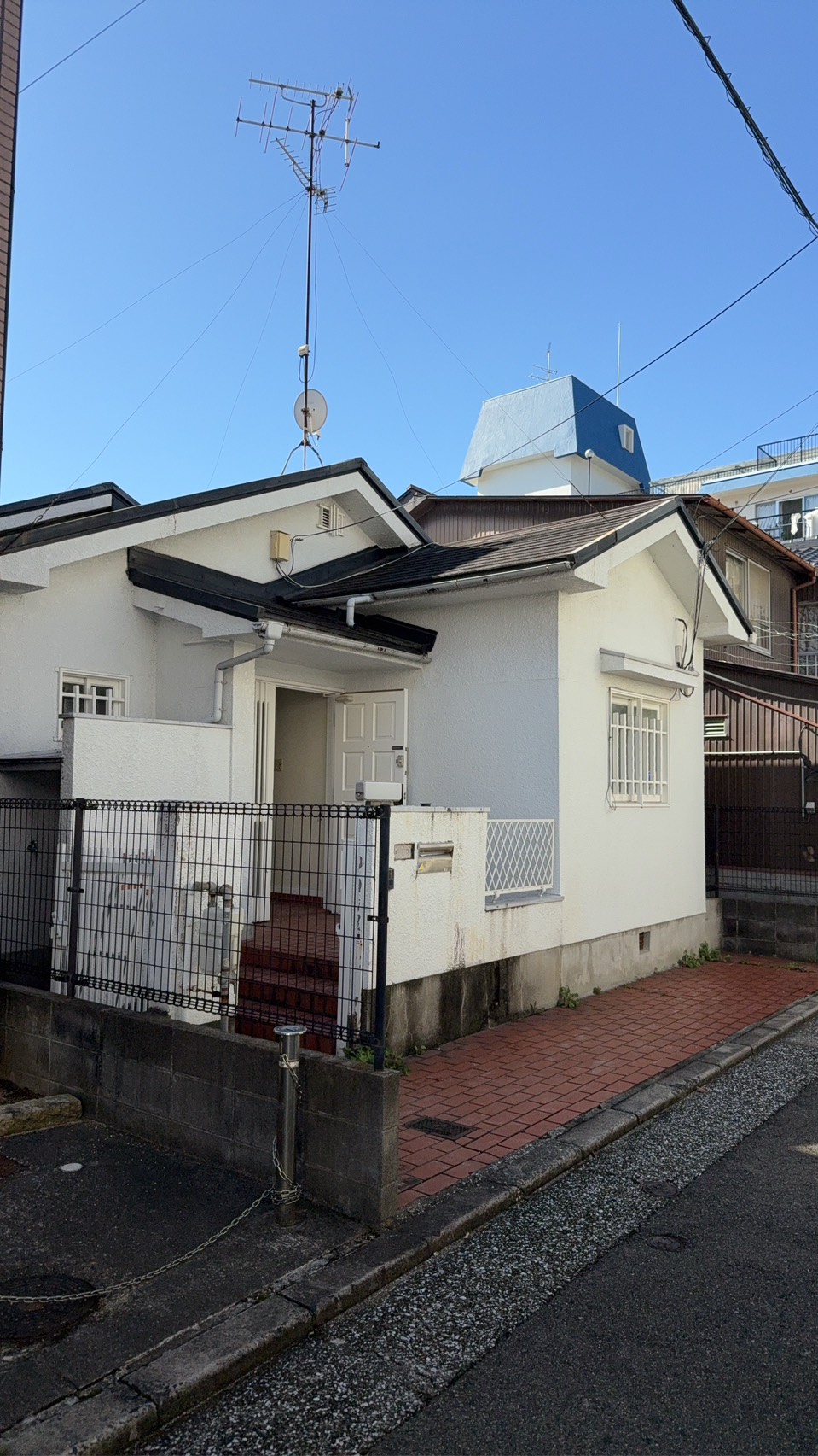 神戸市西区 塗装工事 外壁塗装前 神戸市中央区 戸建て住宅